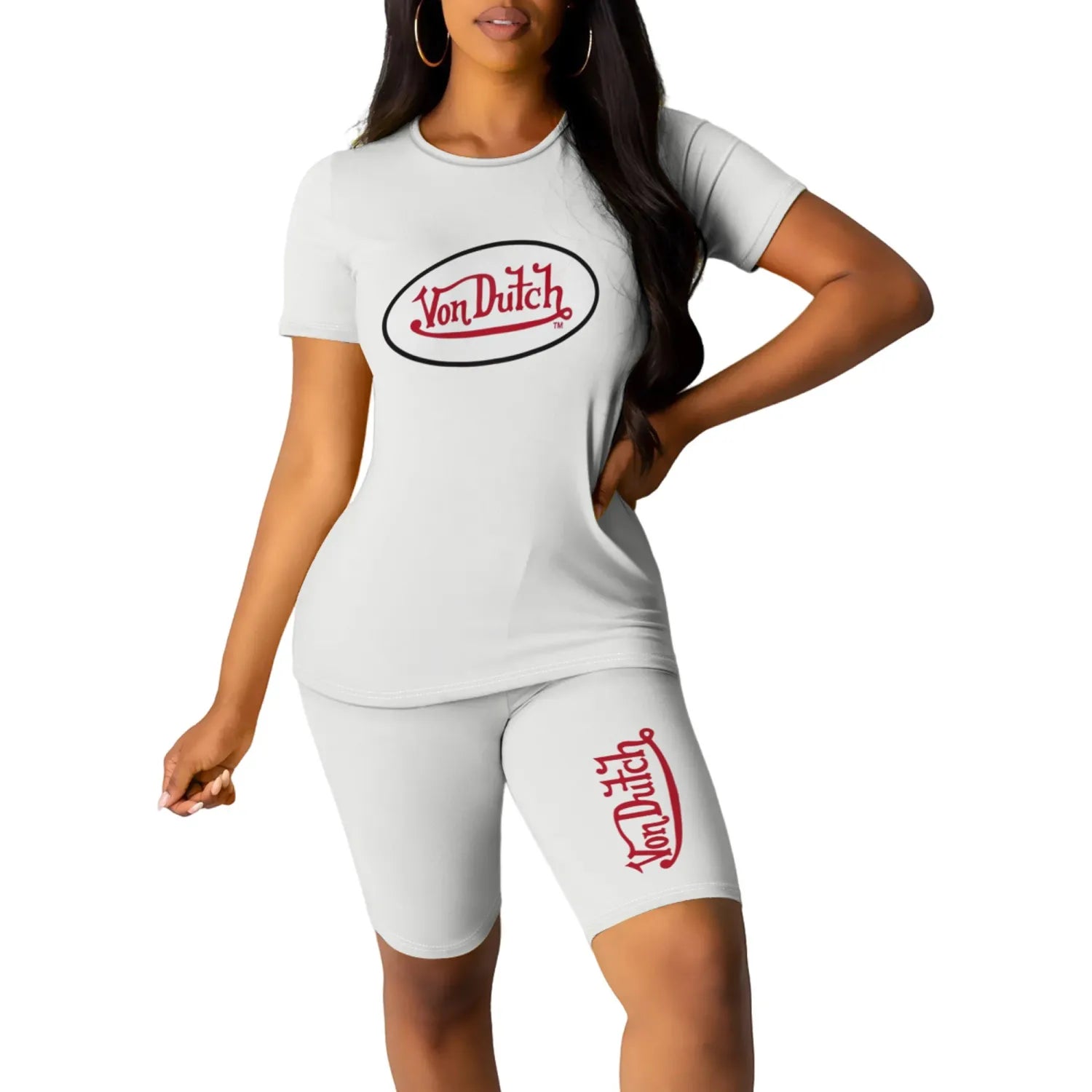 VON DUTCH Two Piece Short Set