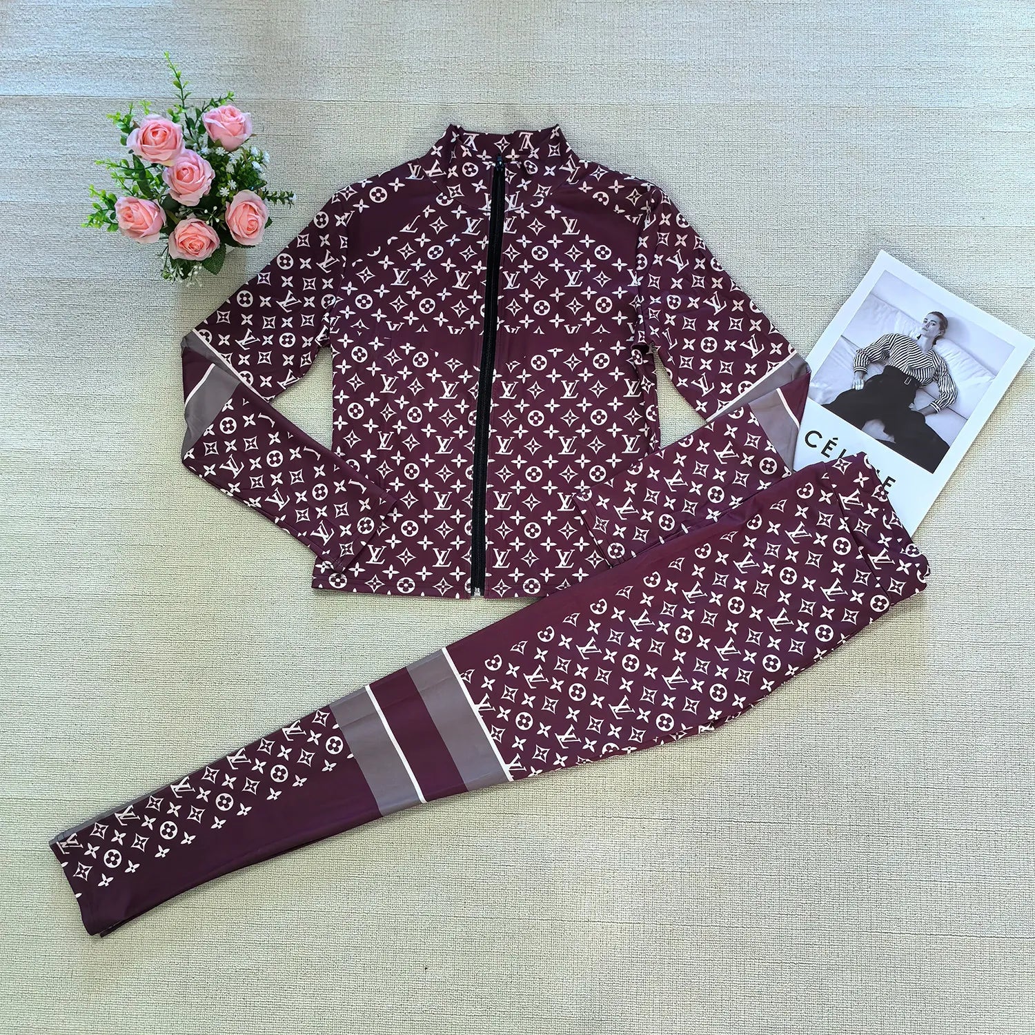 LV TWO PIECE PANTS SET
