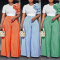 STRIPE TWO PIECE PANTS SETS