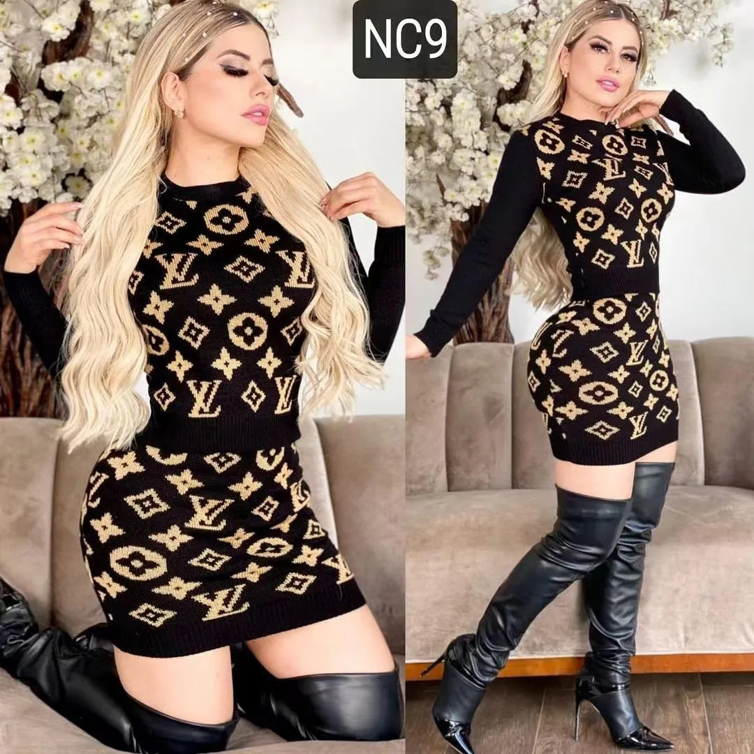 LV 2 PIECE SET DRESS