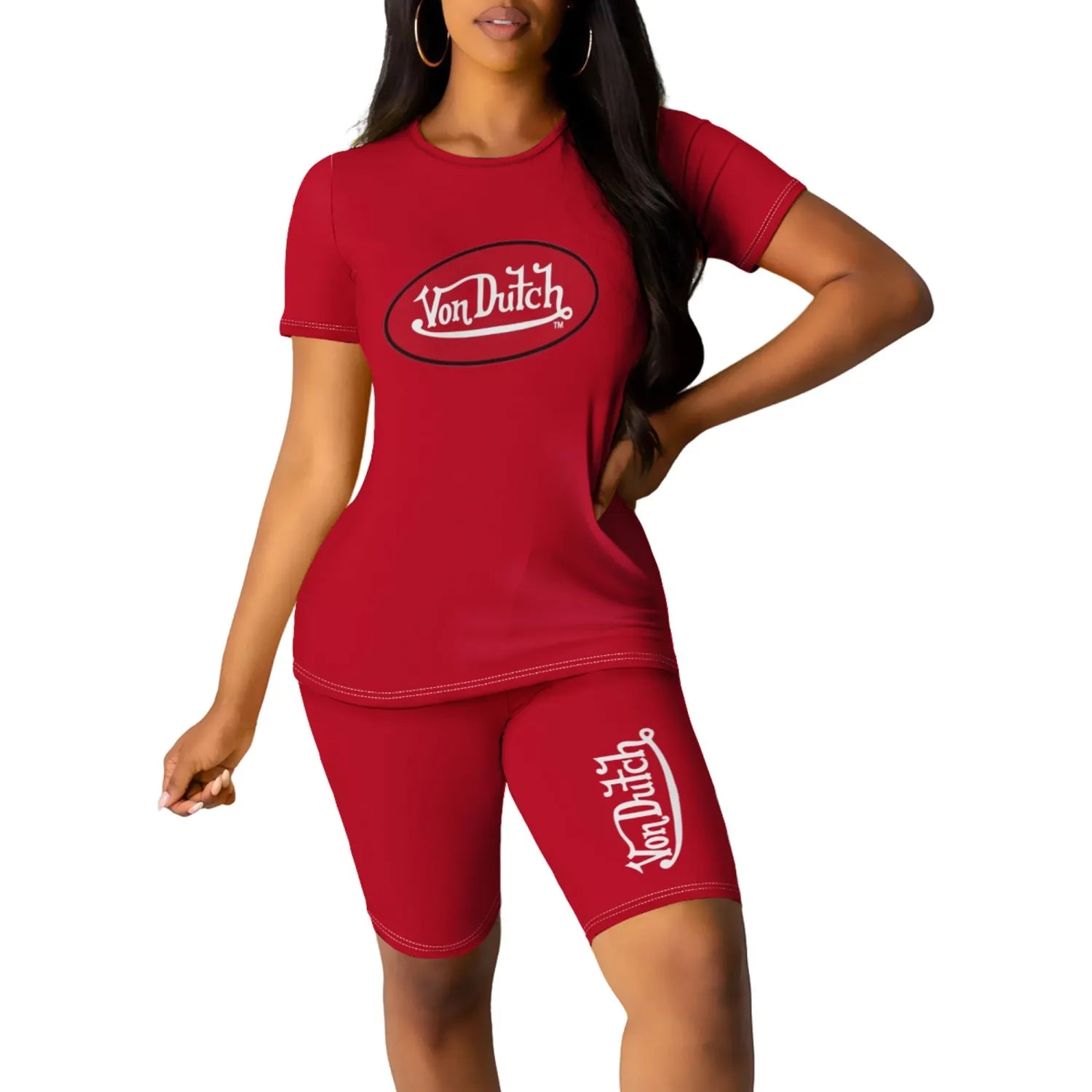 VON DUTCH Two Piece Short Set